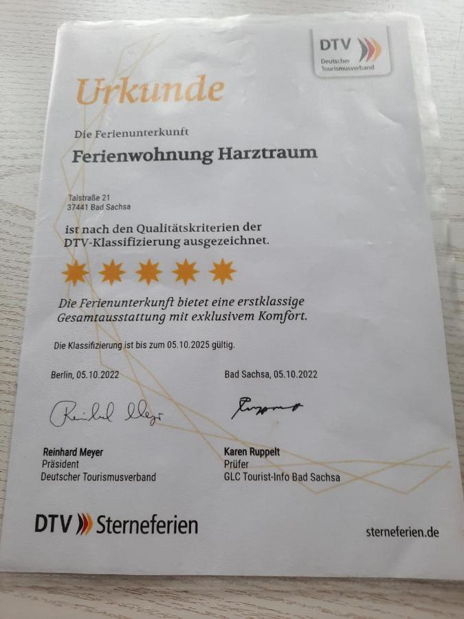 Ferienwohnung Harztraum Bad Sachsa Exteriör bild
